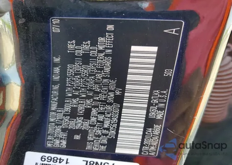 2010 Toyota Sequoia Limited from USA, damaged, VIN 5TDKY5G19AS030707